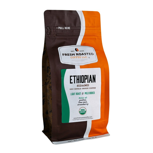 Organic Ethiopian Sidamo - Roasted Coffee