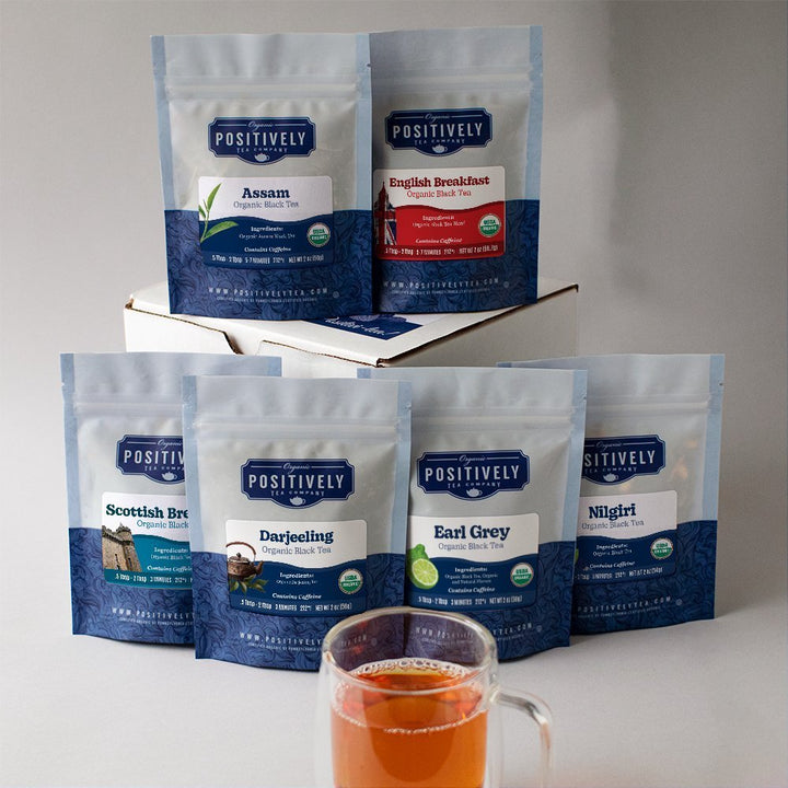 Organic Positively Tea Sampler - Traditional Black Tea Mini-Flight
