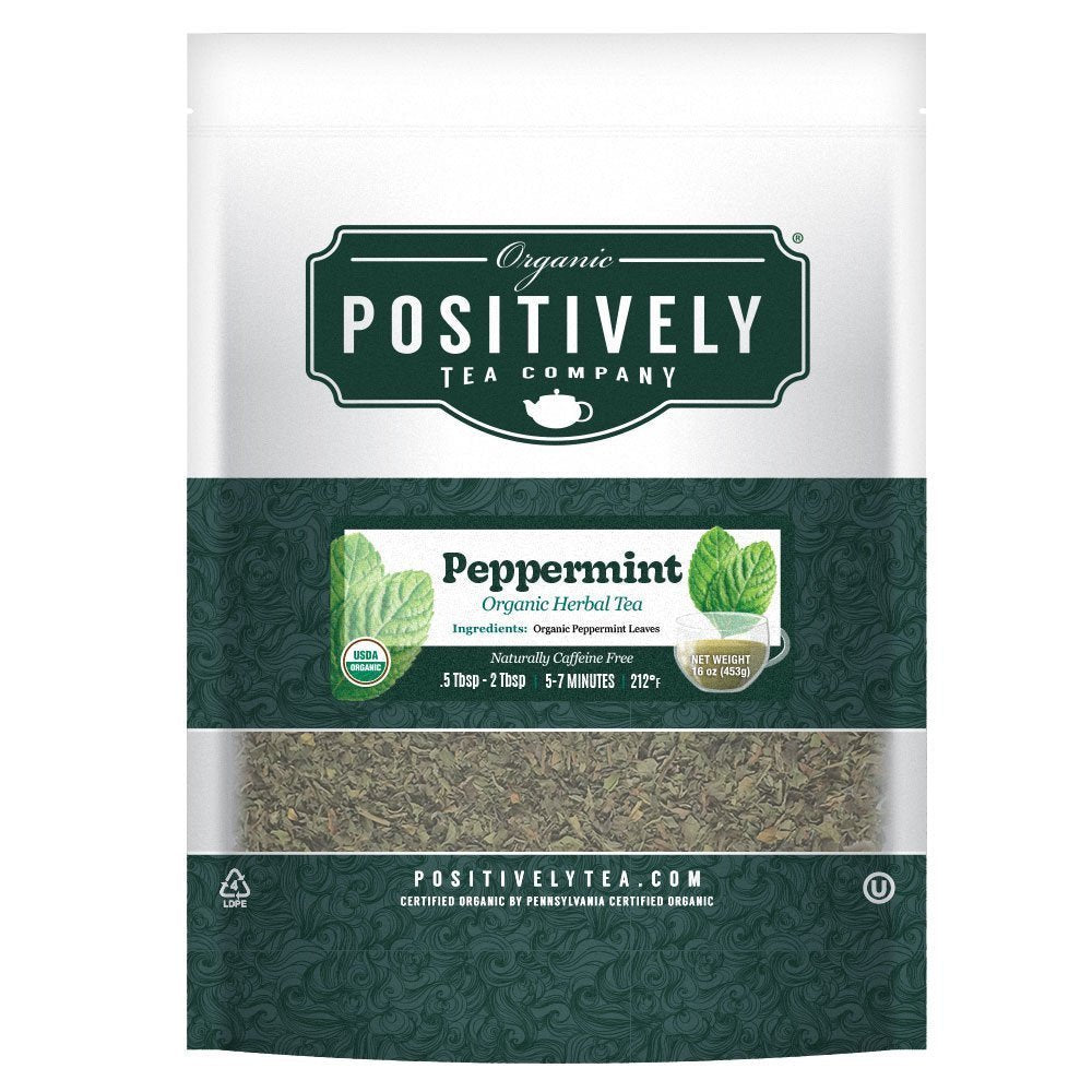 Organic Peppermint Leaf Herbal - Loose Leaf Tisane