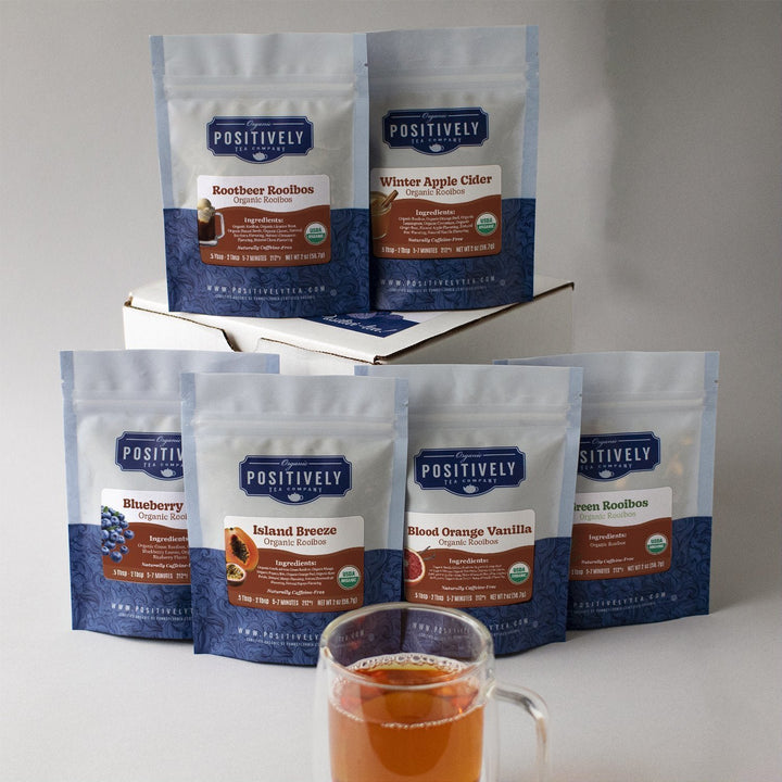 Organic Positively Tea Sampler - Rooibos Tea Mini-Flight