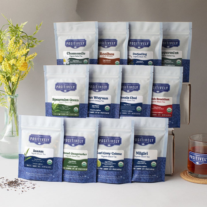 Organic Traditional Selections Tea Flight - Loose Leaf Tea Sampler