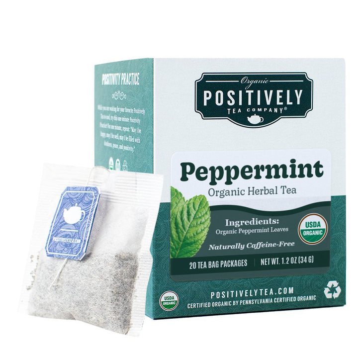 Organic Peppermint Leaf Herbal - Tea Bags
