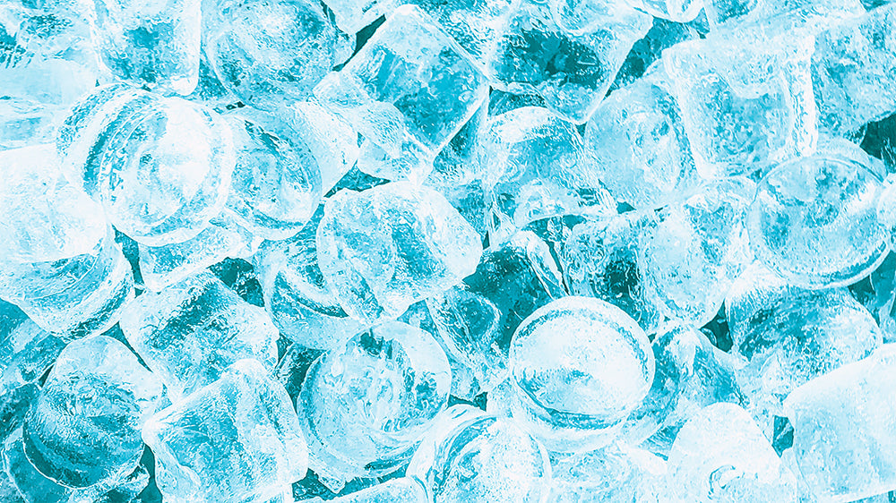 Round ice.