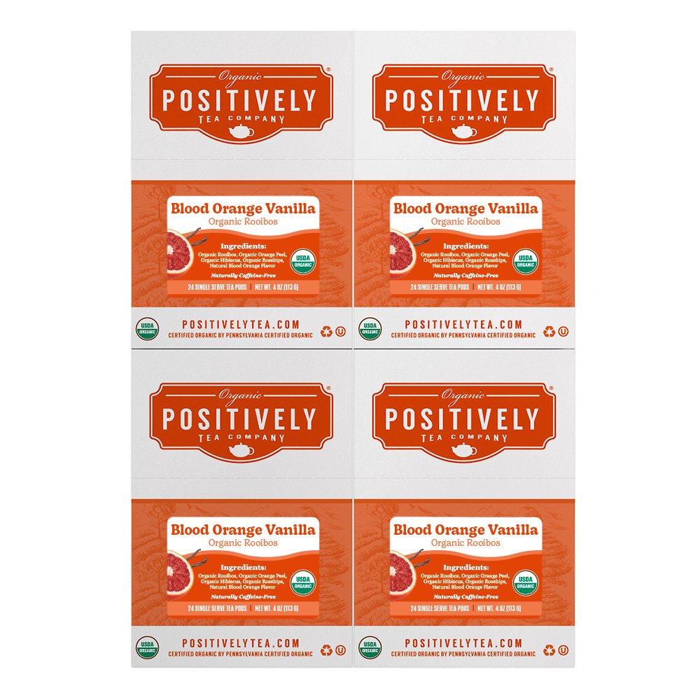 Organic Blood Orange Vanilla Rooibos - Classic Tea Pods