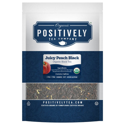 Organic Juicy Peach Black - Loose Leaf Tea