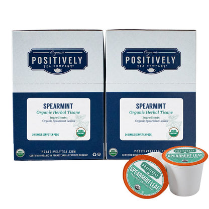 Organic Spearmint Leaf Herbal - Classic Tea Pods