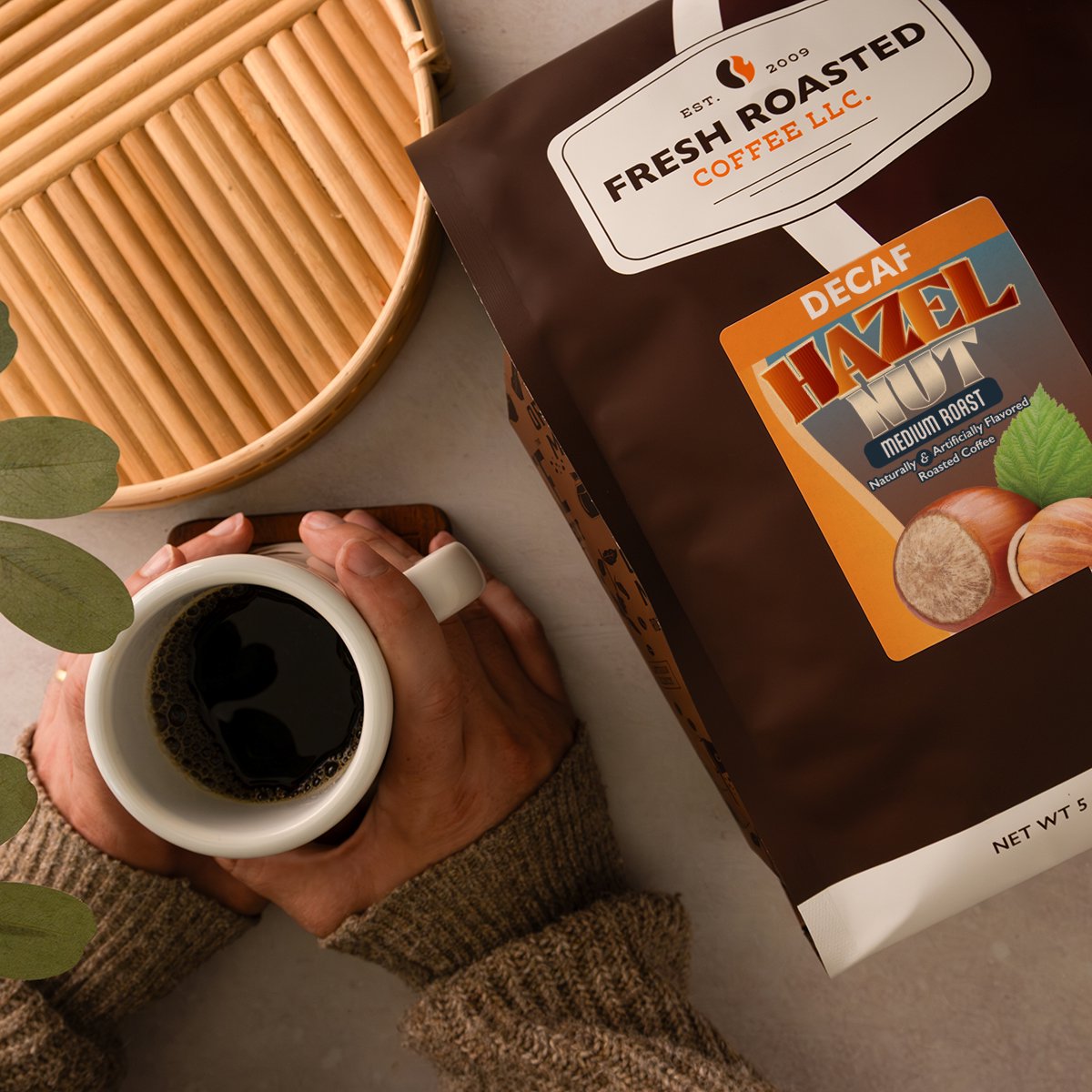 Decaf Hazelnut - Flavored Roasted Coffee