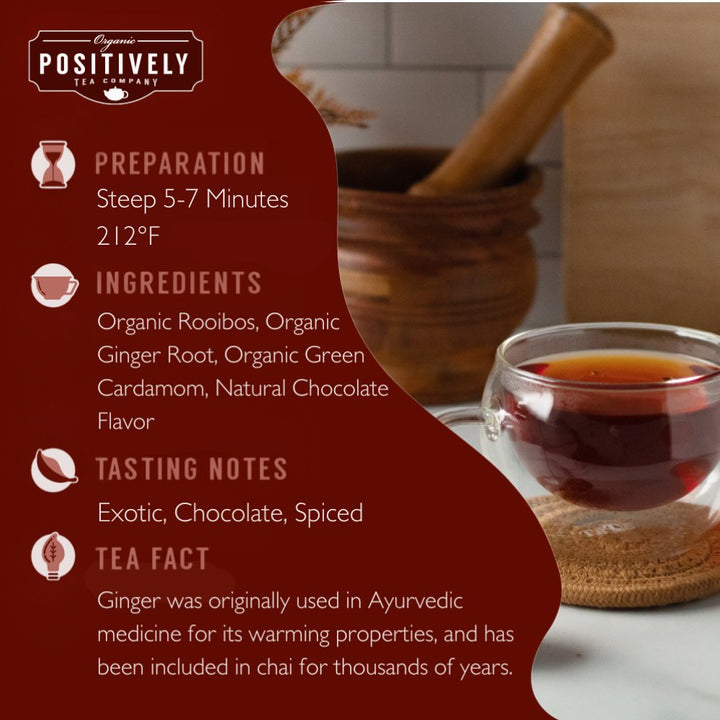 Organic Chocolate Chai Rooibos - Tea Bags