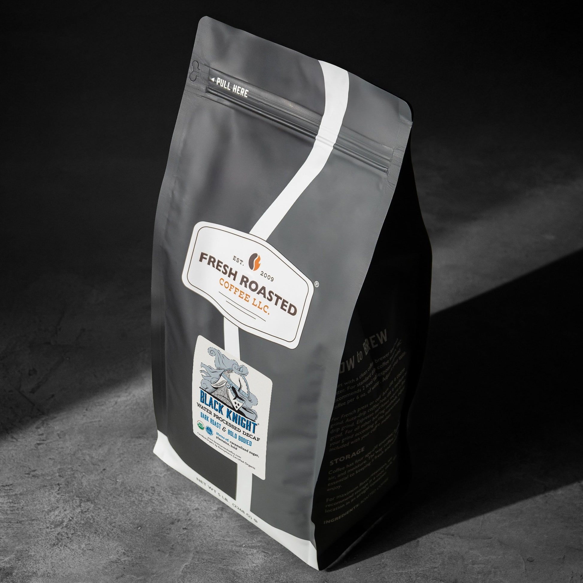 Organic Black Knight Water-Processed Decaf - Roasted Coffee