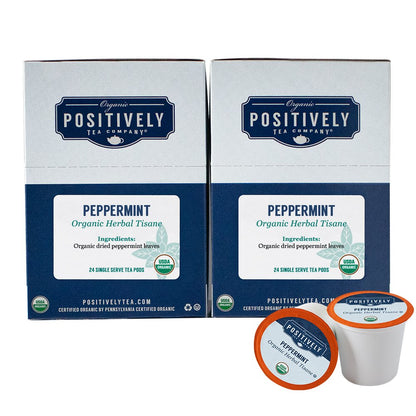 Organic Peppermint Leaf Herbal - Classic Tea Pods