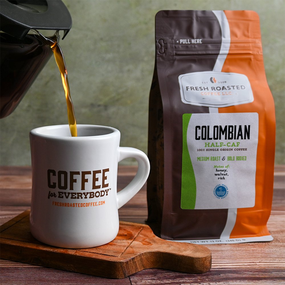 Colombian Water-Processed Half Caf - Roasted Coffee