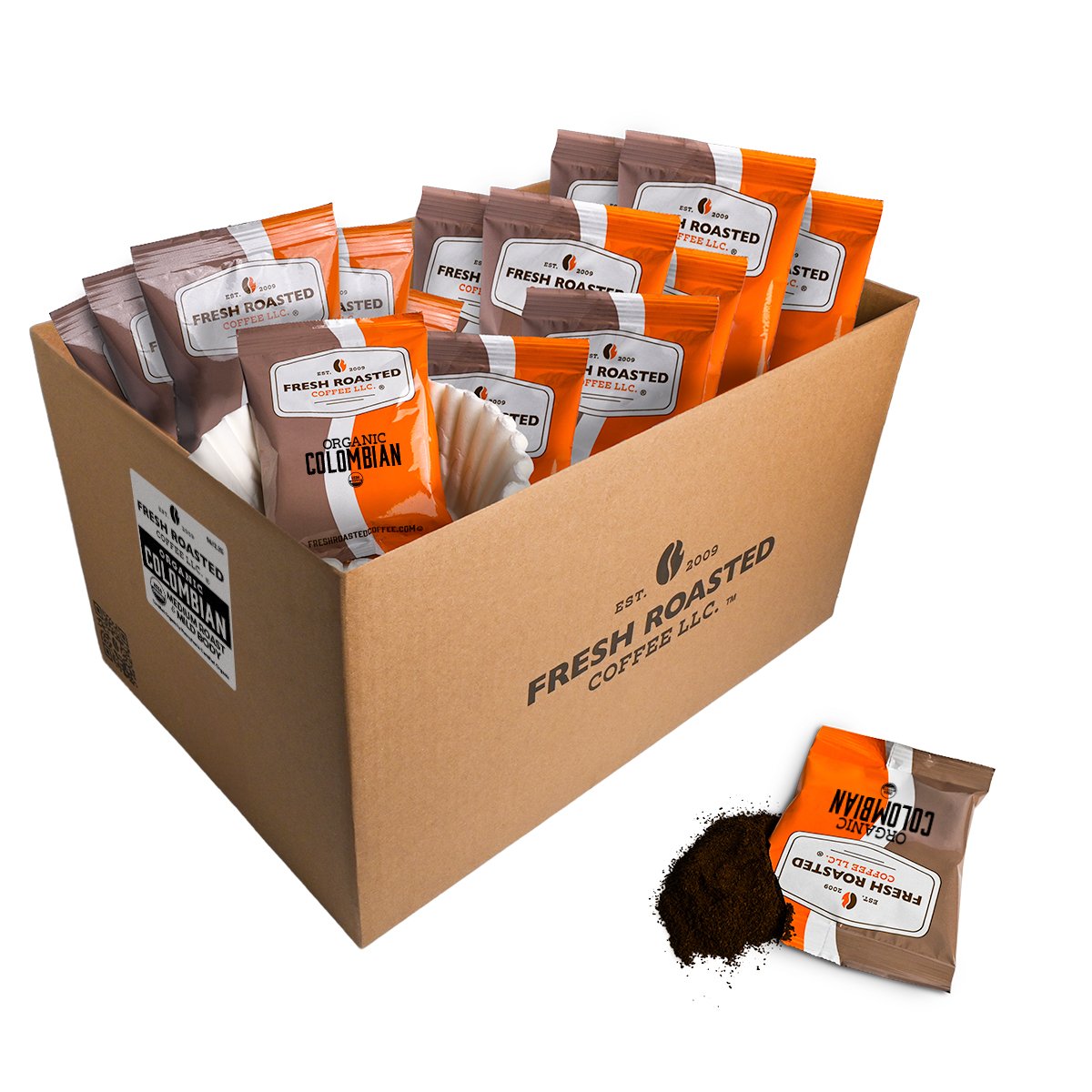 Organic Colombian, 2.25 oz - Coffee Portion Packs