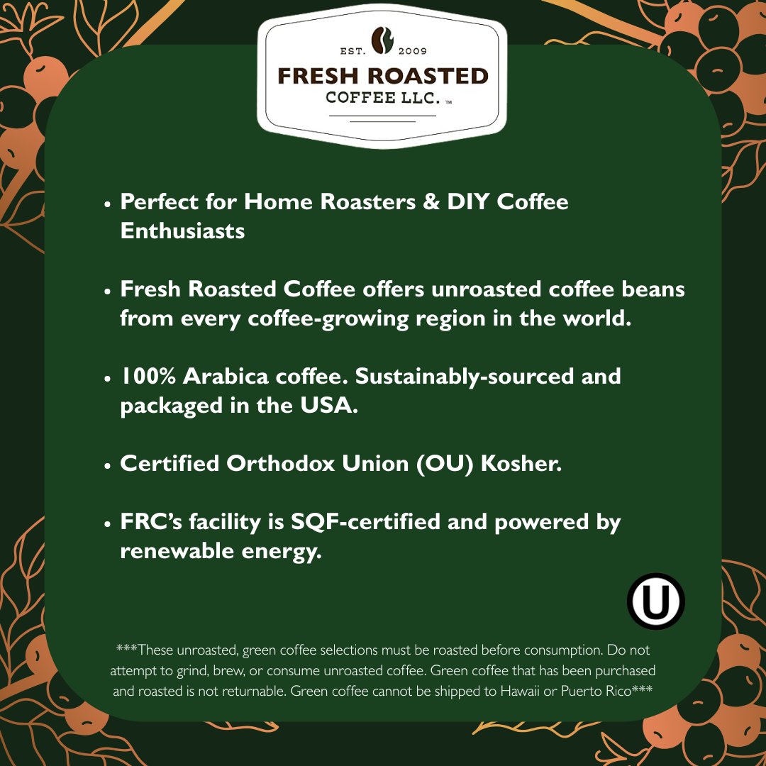 Kenya AA - Unroasted Coffee