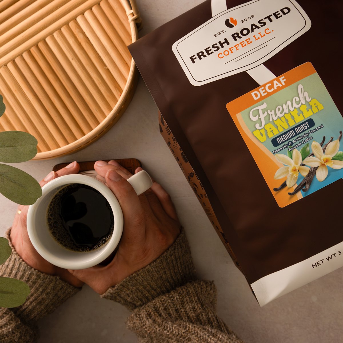 Decaf French Vanilla - Flavored Roasted Coffee