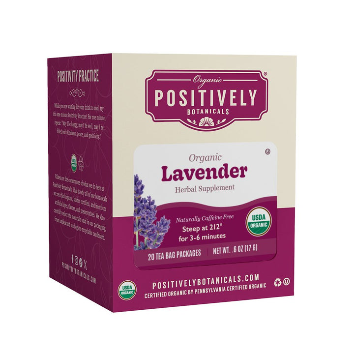 Organic Lavender Flowers - Botanical Tea Bags