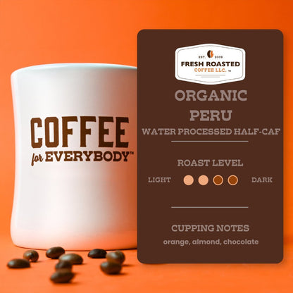 Organic Peru Water-Processed Decaf - Roasted Coffee