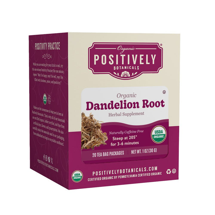 Organic Dandelion Root - Botanical Tea Bags