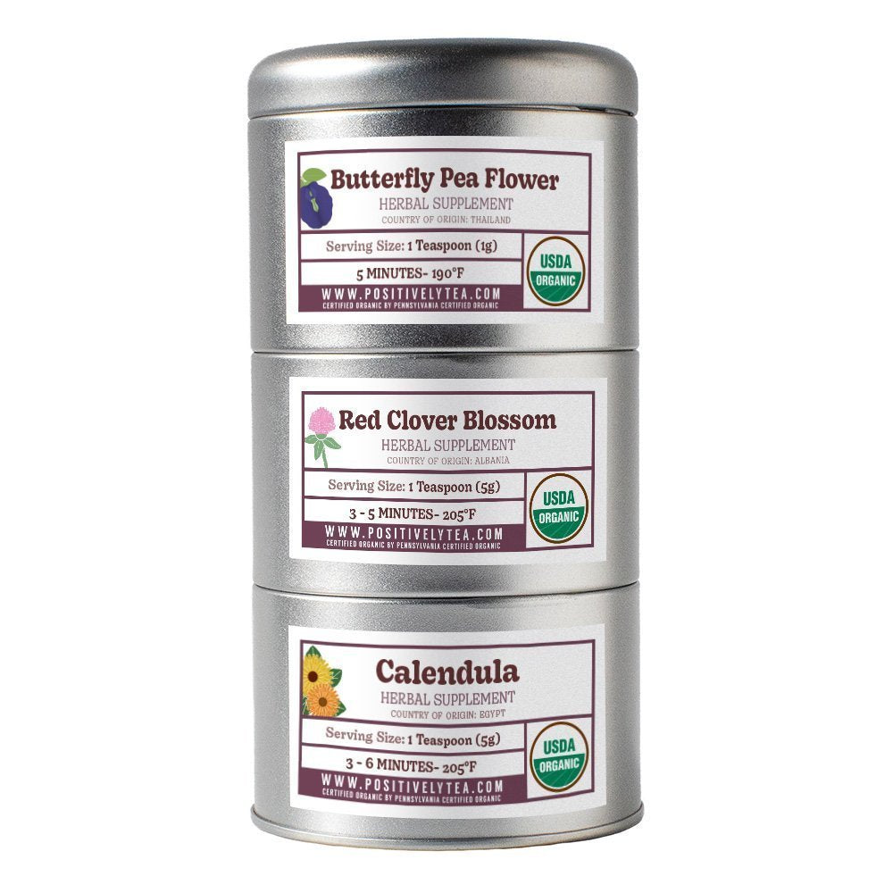 Organic Positively Botanical Tin Trio - Hey Gorgeous