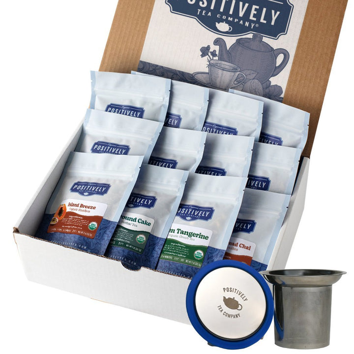 Organic Flavored Tea & Tisane Flight - Loose Leaf Tea Sampler