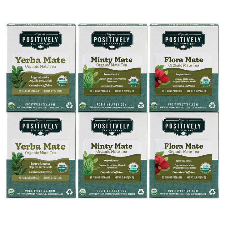 Organic Positively Tea Mate Tea Bag Sampler