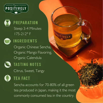 Organic Mango Green - Loose Leaf Tea