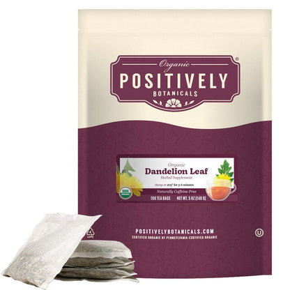 Organic Dandelion Leaf - Botanical Tea Bags
