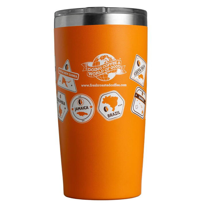 Fresh Roasted Coffee Travel Mug - Orange