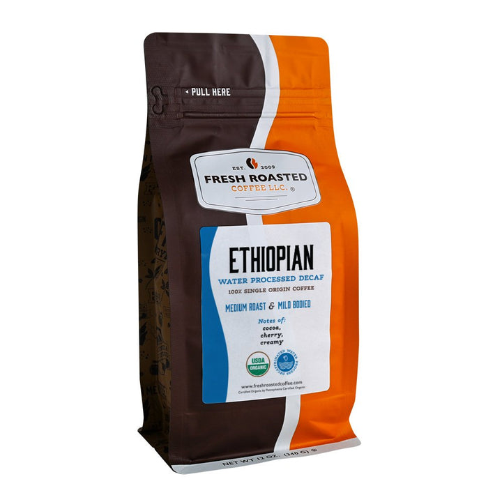 Organic Ethiopian Sidamo Swiss Water Decaf - Roasted Coffee