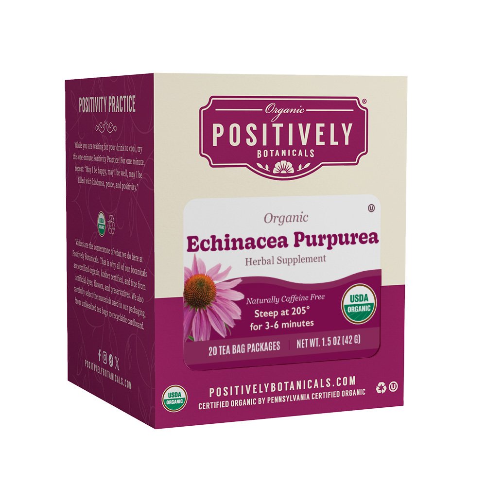 Organic Echinacea Purpurea - Botanical Tea Bags