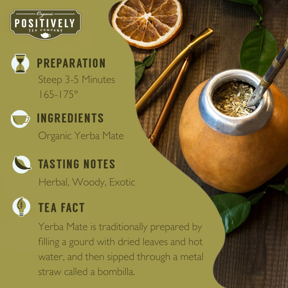 Organic Yerba Mate (Unsmoked) - Loose Leaf Tea
