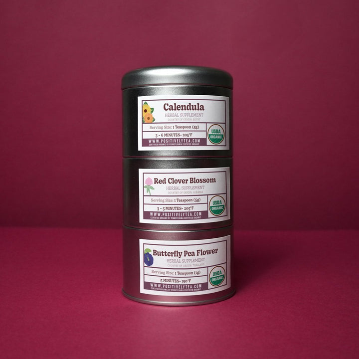 Organic Positively Botanical Tin Trio - Hey Gorgeous