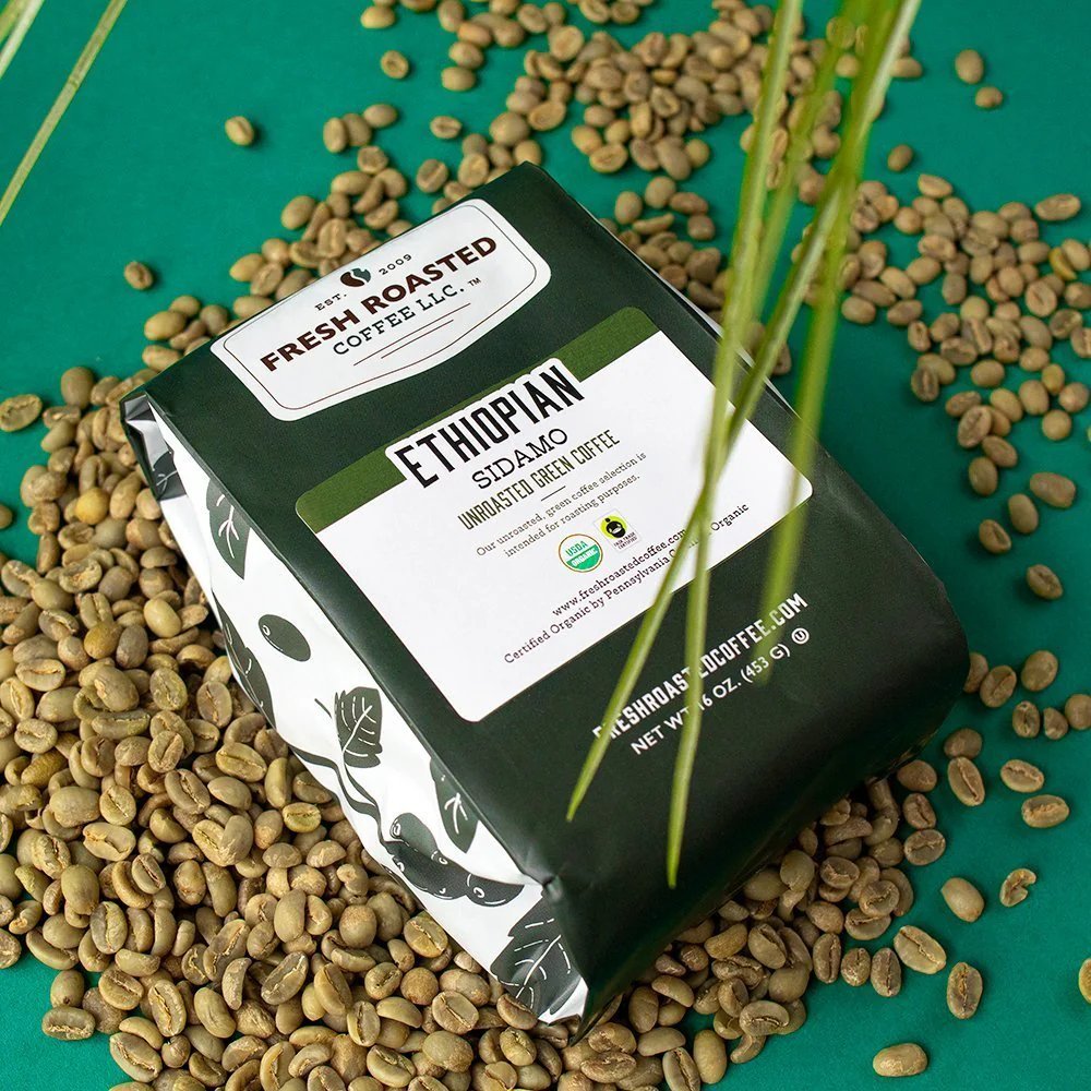 Organic Ethiopian Sidamo Natural - Unroasted Coffee