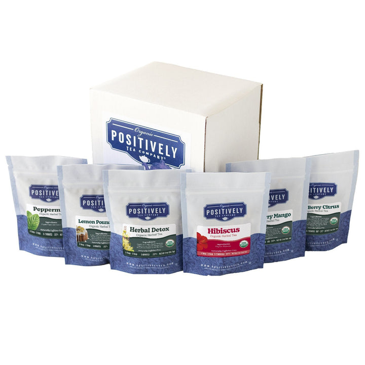 Organic Positively Tea Sampler - Herbal Tea Mini-Flight