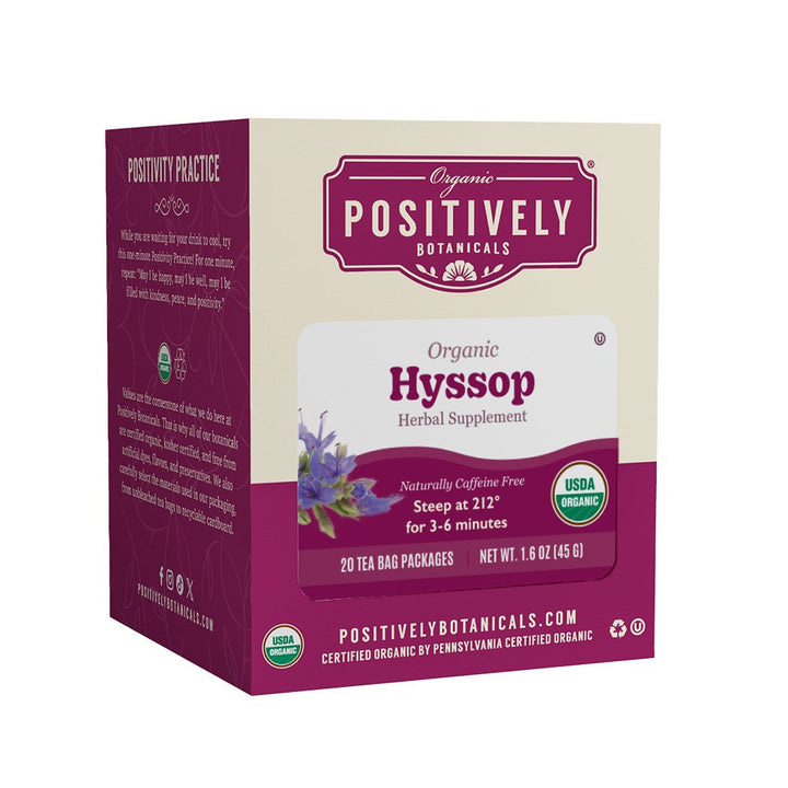 Organic Hyssop - Botanical Tea Bags