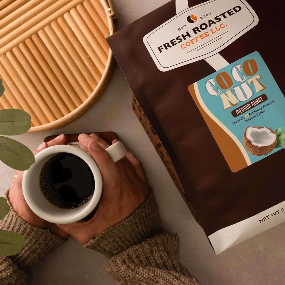 Coconut - Flavored Roasted Coffee