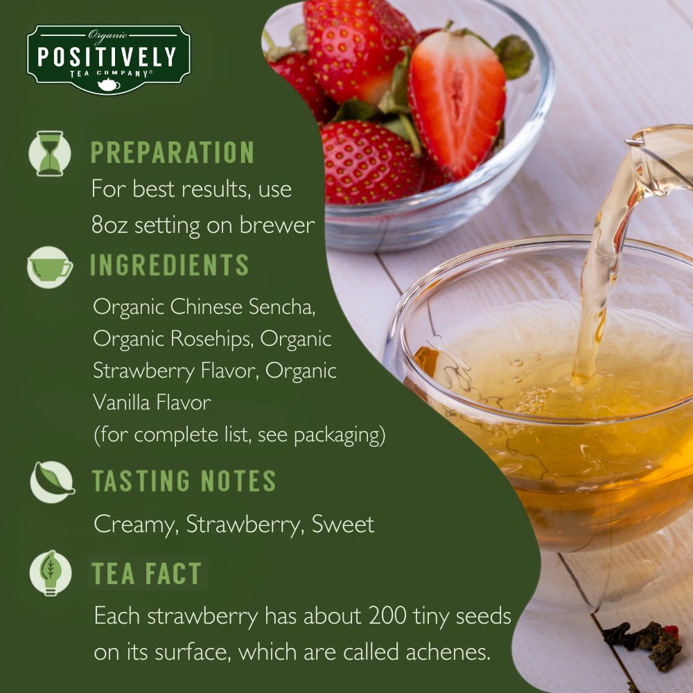 Organic Strawberries and Cream - Classic Tea Pods