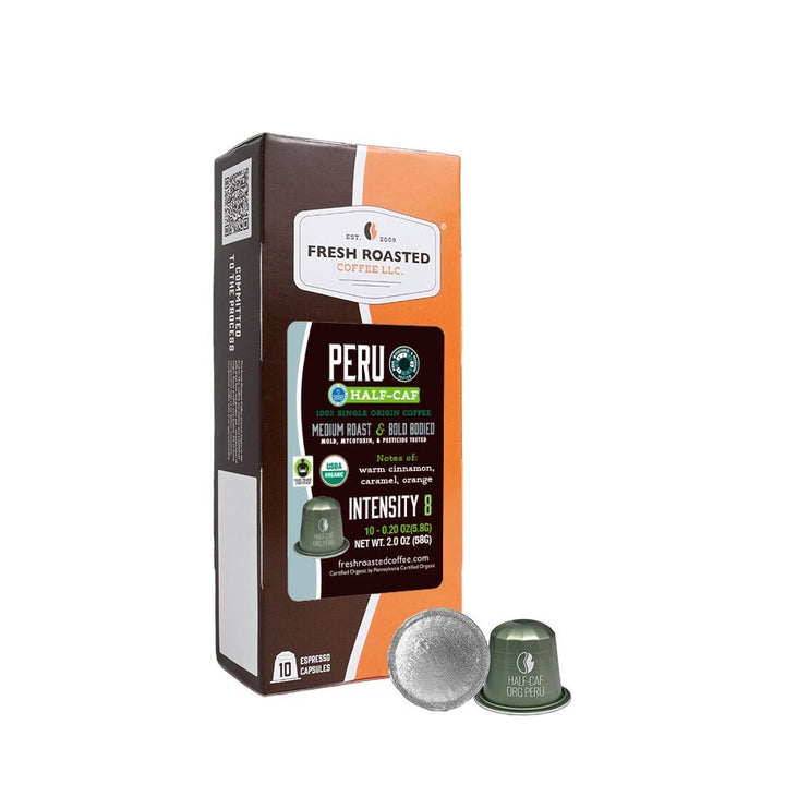 Organic Peru Half Caf MMTP - Espresso Capsules
