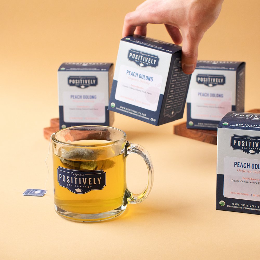 Organic Peach Oolong - Tea Bags