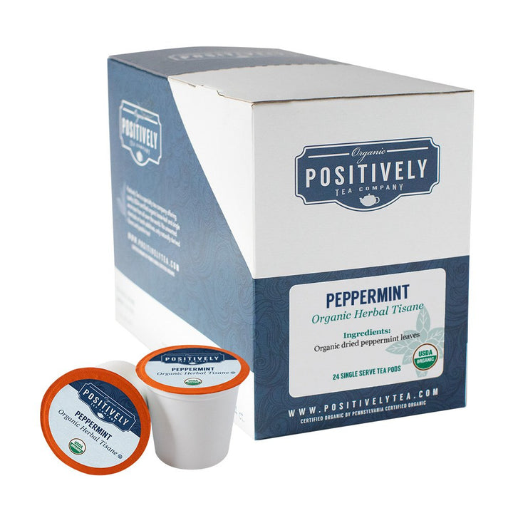Organic Peppermint Leaf Herbal - Classic Tea Pods