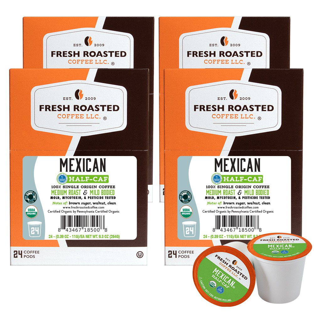 Organic Mexican Water-Processed Half Caf - Classic Coffee Pods