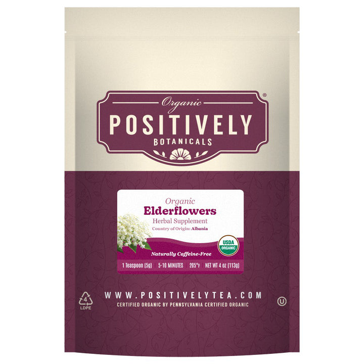 Organic Elderflowers - Loose Leaf Botanical