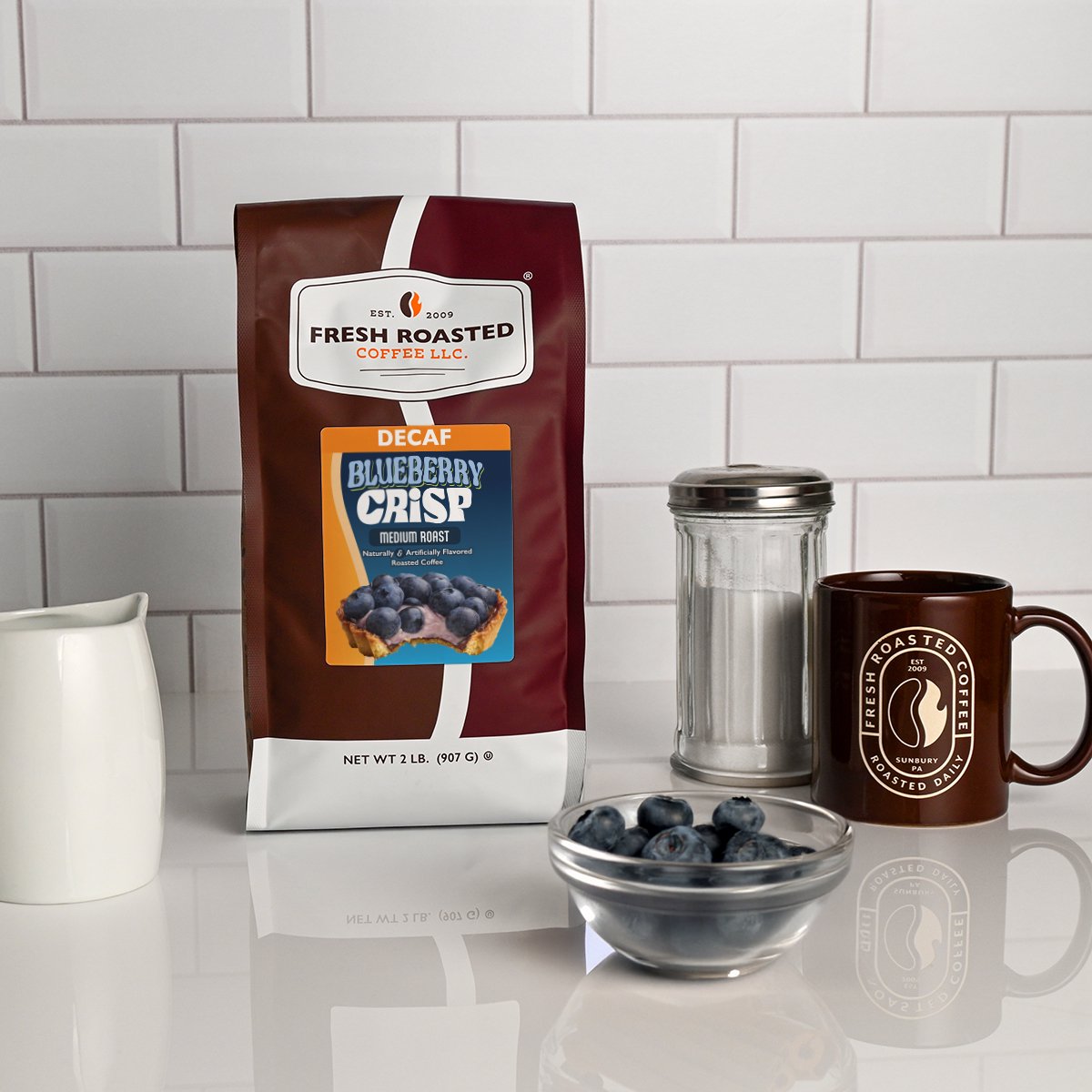 Decaf Blueberry Crisp - Flavored Roasted Coffee