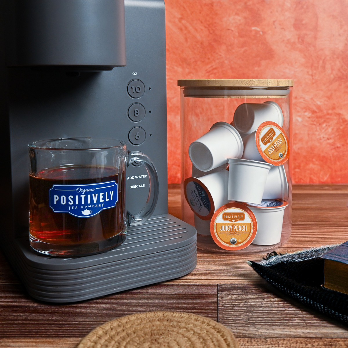 Organic Juicy Peach Black - Classic Tea Pods