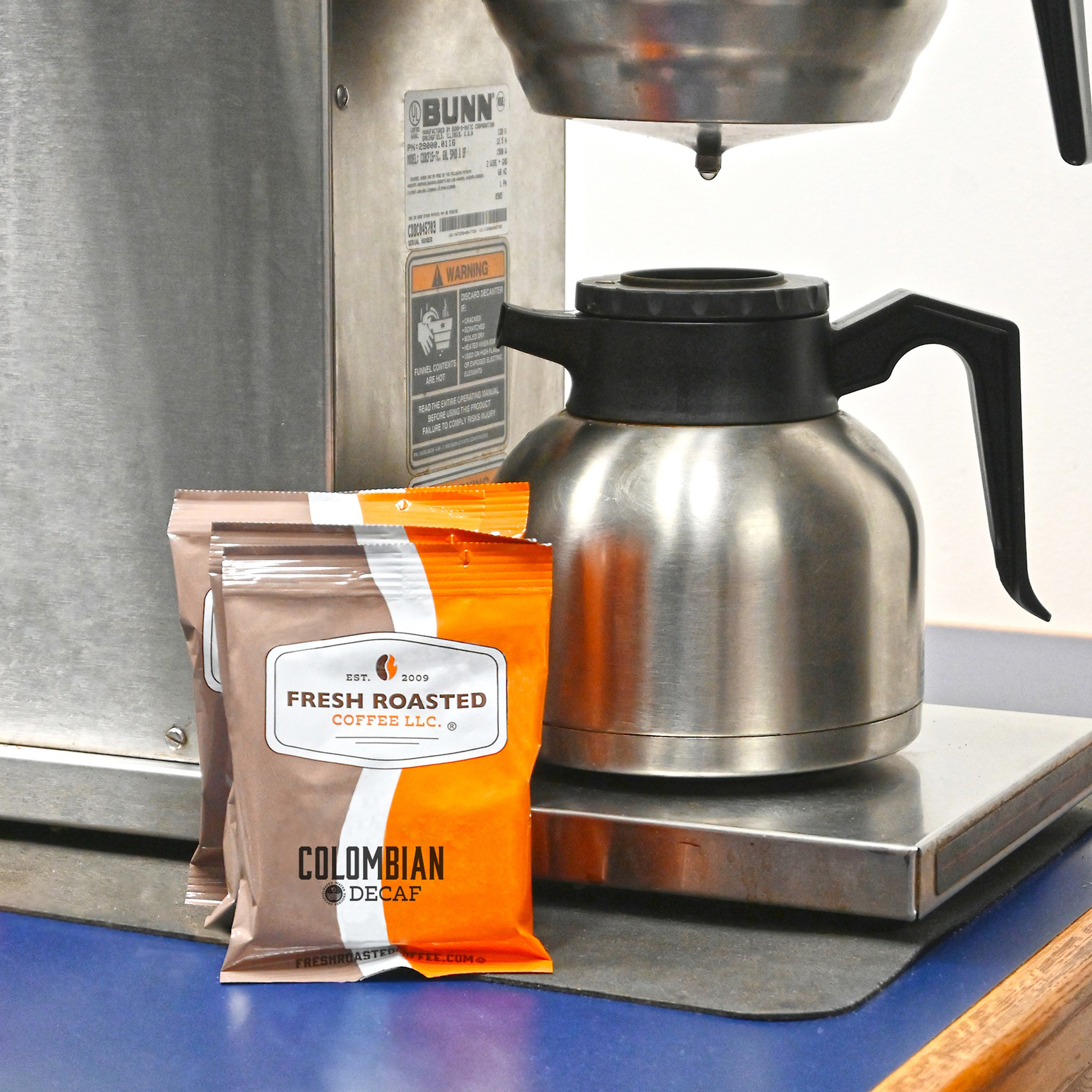 Decaf Colombian, 2.25 oz - Coffee Portion Packs