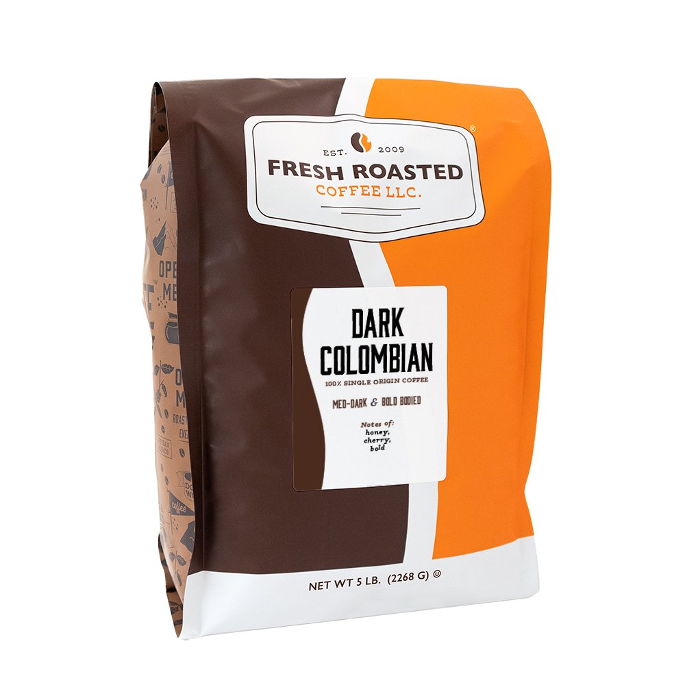 100% Dark Colombian - Roasted Coffee