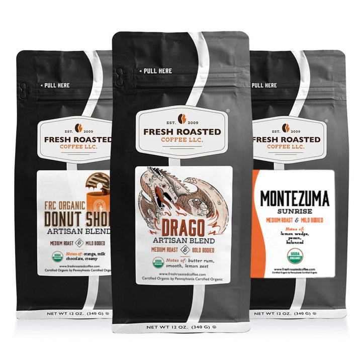 Organic Coffee Blends for the Office - Roasted Coffee Bundle