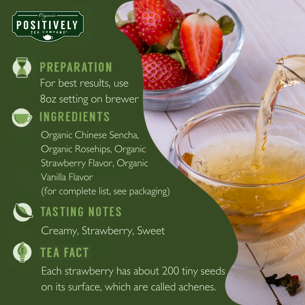Organic Strawberries and Cream - Classic Tea Pods