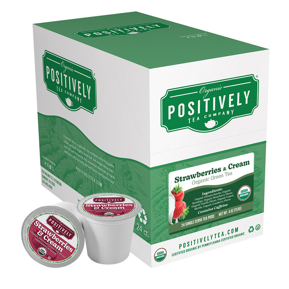 Organic Strawberries and Cream - Classic Tea Pods
